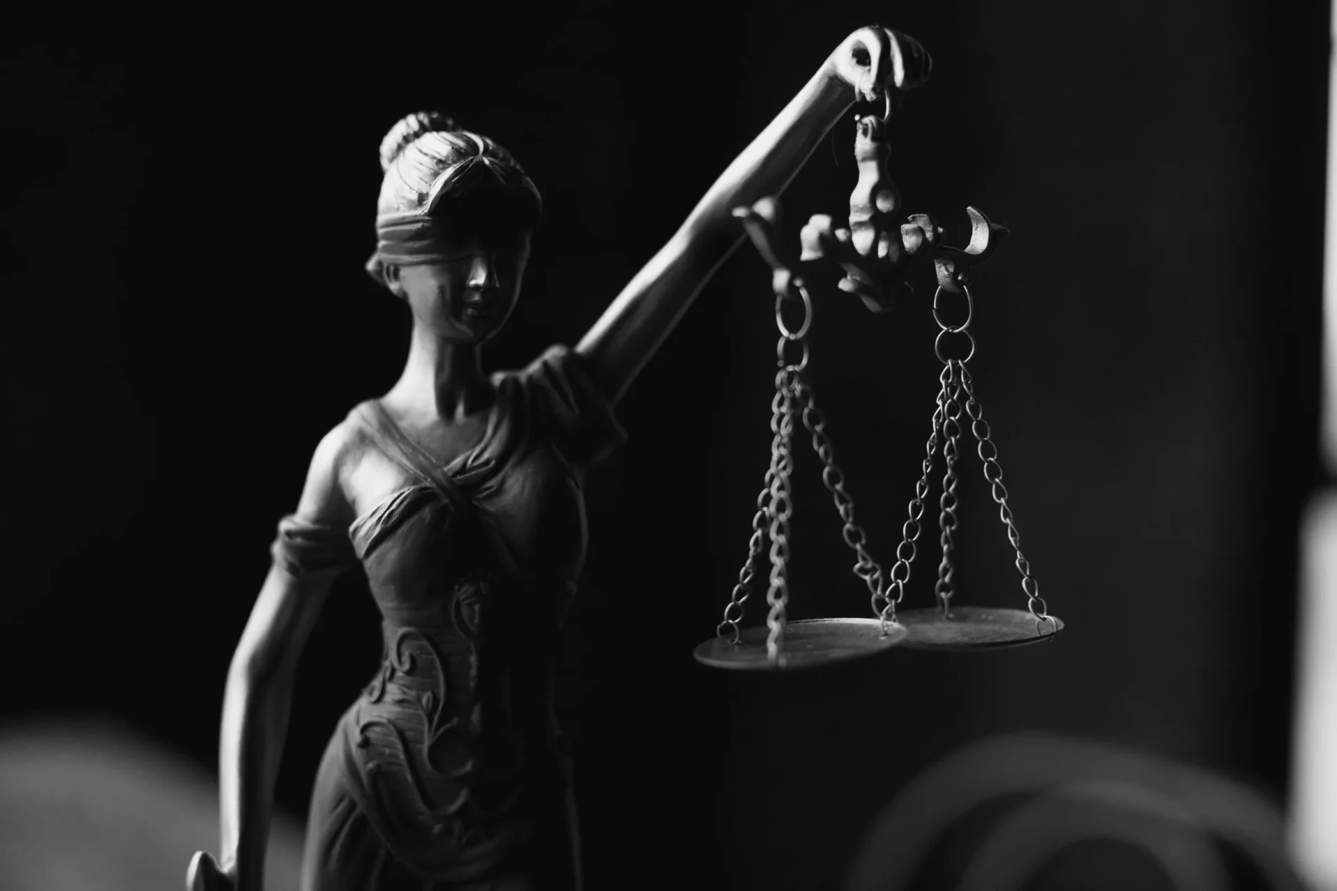 Balance of justice scaled