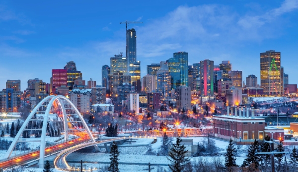 Canada edmonton winter