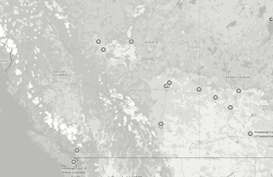 Map canada